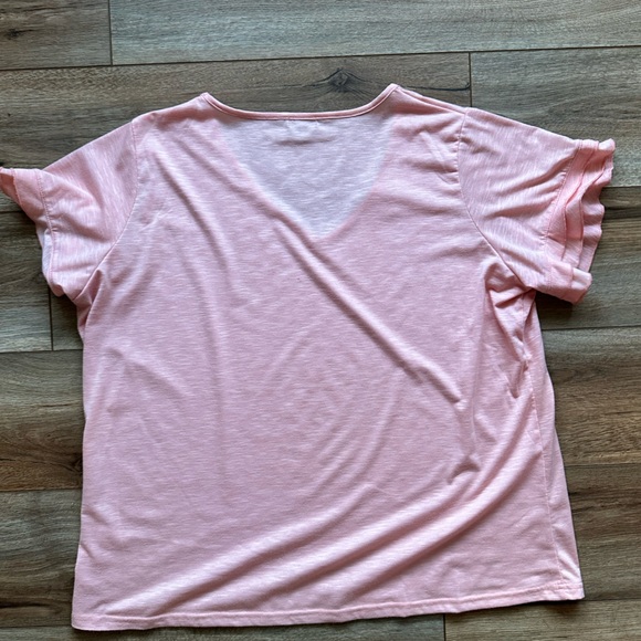 Pink Ruffle Sleeve Top - Picture 2 of 2